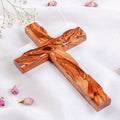 Handcrafted Olive Wood Cross from Jerusalem