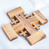 Small Olive Wood Jerusalem Cross for Wall - God Bless Our Home