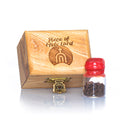 Holy Soil from Jerusalem in Handcrafted Olive Wood Box